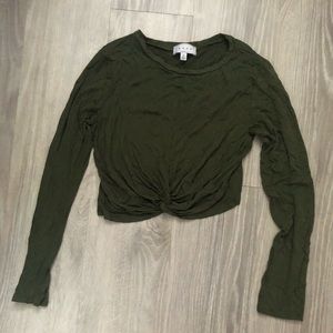 Crop Long Sleeve Top